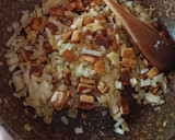 Foto del paso 1 de la receta: Pasta con tofu, choclo y vegetales -vegano- :)