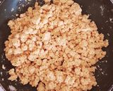 A picture of step 2 of Besan Ladoo.