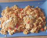 Foto del paso 3 de la receta: Arroz con pollo frito