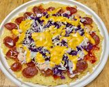 Hình bước làm 3 của món Pizza cơm nguội