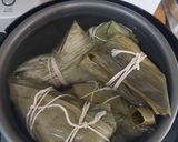 A picture of step 5 of Zong zi.