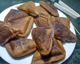 A picture of step 10 of Biscuits cake in sandwich maker.