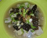 Foto langkah ke 4 dari resep Tekwan telur ekonomis (tanpa ikan)#BikinRamadanBerkesan.
