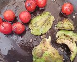 A picture of step 4 of My Garlic Mushroom & stuffed Sausage Brunch.😀.