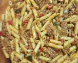 Foto del paso 4 de la receta: Macarrones con pisto y carne picada