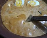 A picture of step 7 of Easy egg curry in coconut gravy - Kerala style.