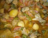 A picture of step 12 of Sindhi Biryani.
