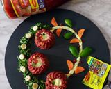 A picture of step 7 of Quinoa Moong and Vegetable Cup Cakes.