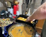 A picture of step 6 of Turkey Enchilada.