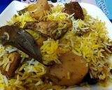 A picture of step 15 of Bombay Biryani.