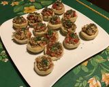 Une image de l'étape 8 de Fonds d'artichauts farcis maquereaux, tomates, moutarde et persil.