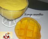 A picture of step 1 of Mango smoothie.