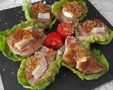 Foto del paso 3 de la receta: Solomillo de cerdo con queso y cebolla caramelizada