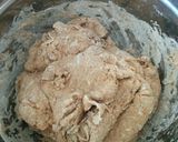 A picture of step 2 of 100% Whole Wheat Bread.