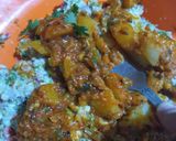 A picture of step 12 of Leftover tikki.