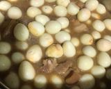 Hình bước làm 3 của món Trứng cút kho tàu