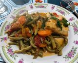 Foto del paso 5 de la receta: Pescado y verduras