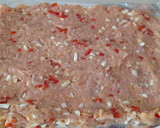 Foto del paso 2 de la receta: Enrollado de carne con jamón y queso