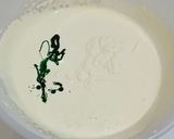 Foto langkah ke 3 dari resep Pandan Melaka Cheesecake Tanpa Terigu Part 2.