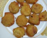 A picture of step 3 of White pumpkin pakoda.