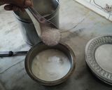 A picture of step 1 of Sweet Yoghurt Rosy Drink PUNJABI LASSI.