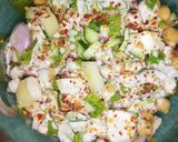 A picture of step 5 of Khatti meethi chana chaat.