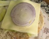 A picture of step 9 of Chicken Burger.