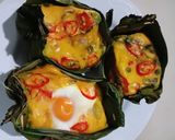 รูปขั้นตอนการทำที่ 3 ของ ไข่ป่ามหอมใบตอง