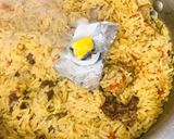 A picture of step 5 of Mandi rice🍽.