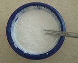 A picture of step 8 of Vattayappam.