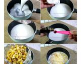 รูปขั้นตอนการทำที่ 4 ของ เค้กข้าวโพดแบบมีไส้ขนม