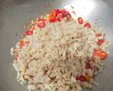 Foto langkah ke 5 dari resep Bola-Bola Pepes Tahu Jamur.
