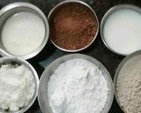 A picture of step 1 of Eggless Jowar chocolate cake.