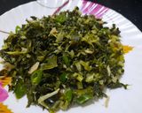 मूली के पत्तों का साग (mooli ke patto ka saag recipe in Hindi) रेसिपी चरण 5 फोटो