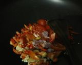 Foto langkah ke 3 dari resep Oseng pedas bunga baput (bwng putih) ikan asin.