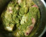 A picture of step 1 of Chicken Cafreal.