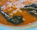 Foto del paso 7 de la receta: Judías blancas cocidas con langostinos y espinacas