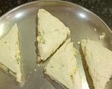 A picture of step 3 of Eggs Sandwich.