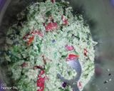 A picture of step 5 of Green Peas Paniyaram.