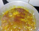 A picture of step 2 of Baobab soup (miyar kuka) $ Jasmice rice swallow (Tuwon Shinkafa).