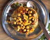 A picture of step 8 of Kachori chaat.