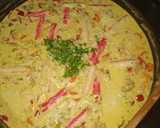 Foto del paso 5 de la receta: Mariscos a la crema parmesana al disco