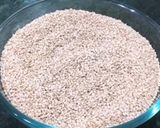 A picture of step 1 of Bijjore (til papad).
