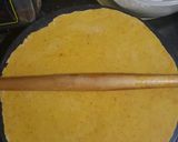 A picture of step 3 of Dal dhokli.