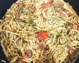 Foto del paso 6 de la receta: Noodles En Salsa de Lima, Leche de Coco y Café con verduritas a la Mantequilla
