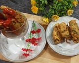 A picture of step 1 of Potatoes and Spinach pakora.