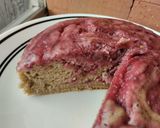 Foto del paso 10 de la receta: Torta de banana🍌 y mora🍒 marmoleada sin huevo y sin horno🧁🍒🍯