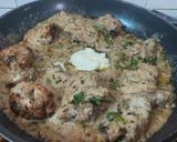 A picture of step 5 of Chicken Barra.