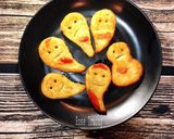Hình bước làm 4 của món Halloween Ghost Potatoes 🎃👻💀