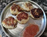 A picture of step 4 of Aaloo Tikki😋.